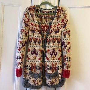 Knitted coat