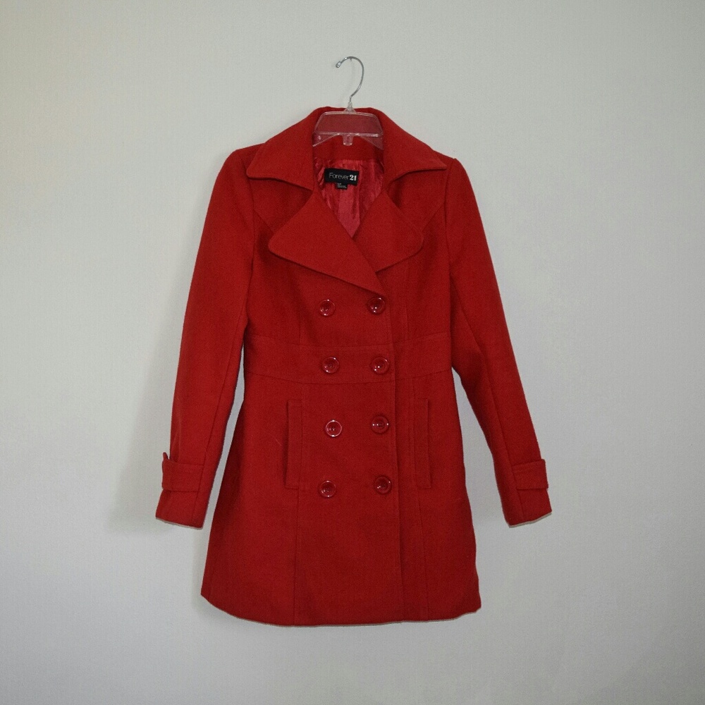 Red Peacoat