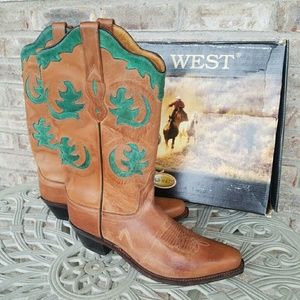 Old west womens cowboy boots