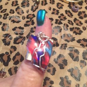 Sea glass ring