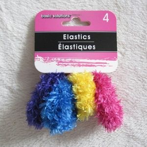 Accessories Get These Rainbow Fuzzy Hair Ties Free Poshmark