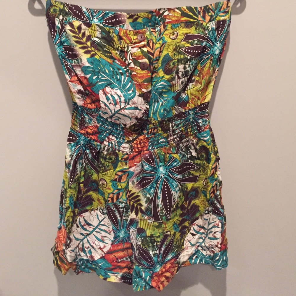 Strapless Romper