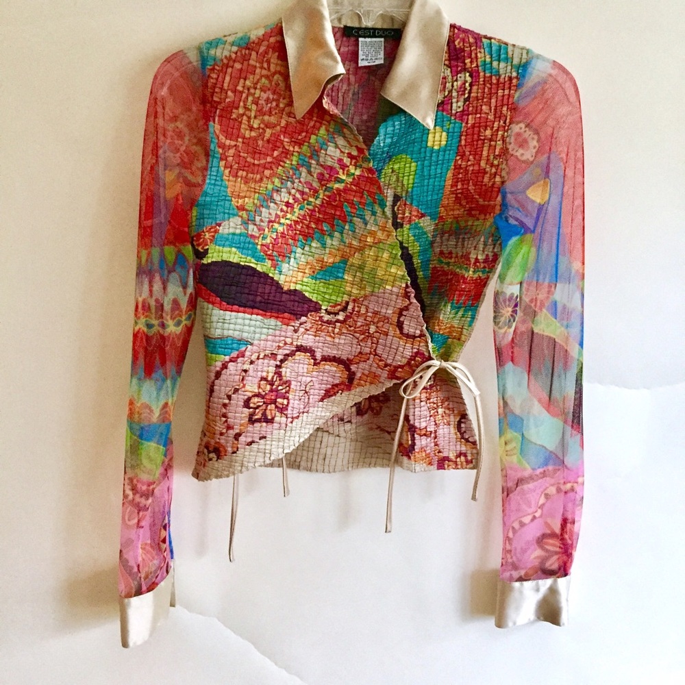 Multi colored jacket