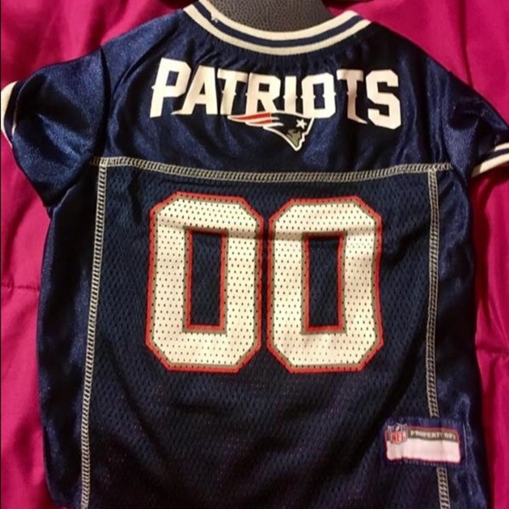 New England Patriots NFL Dog Pet Jersey
