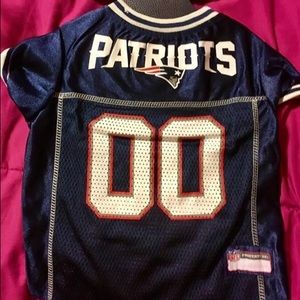 New England Patriots NFL Dog Pet Jersey