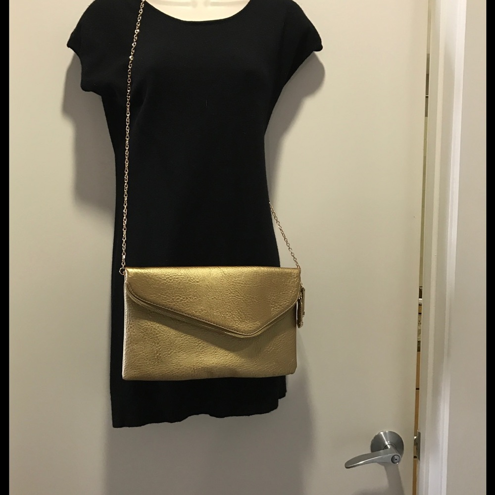 Urban Expressions Gold Clutch/crossbody