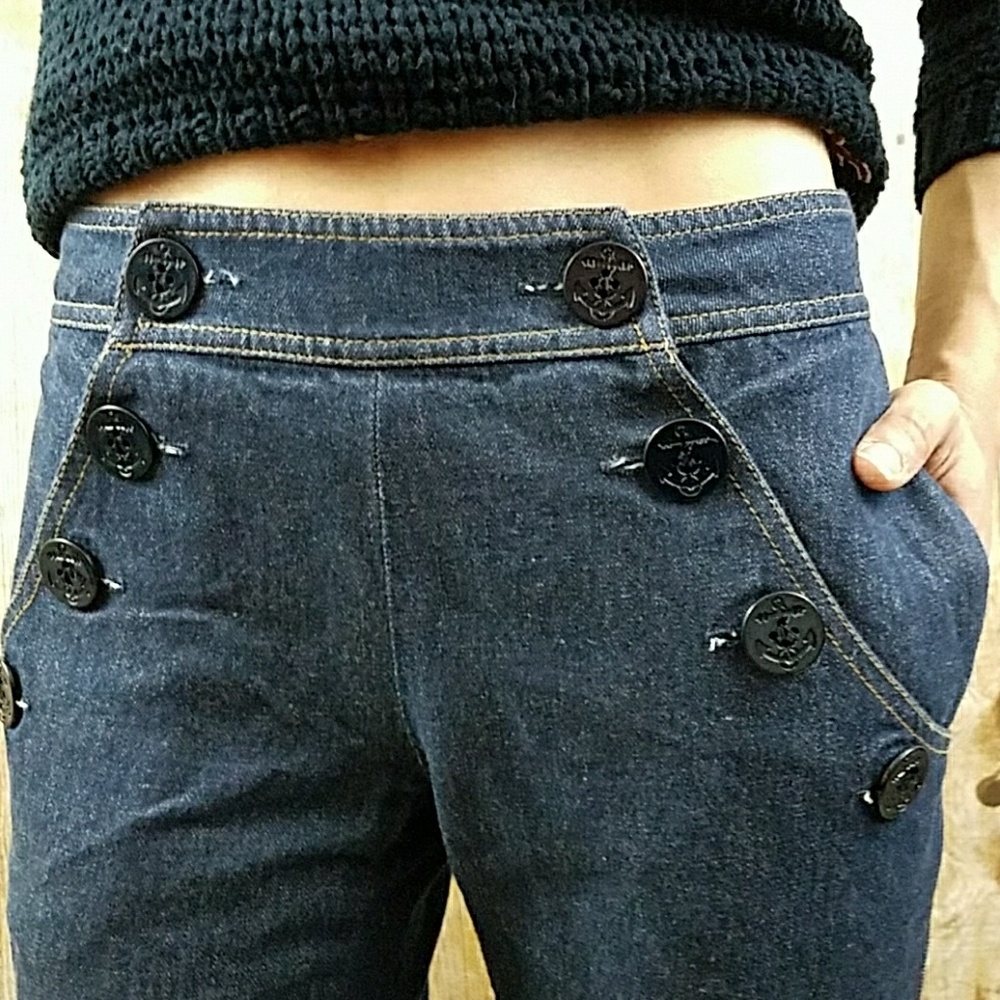Betsey Johnson Sz 2 Sailor Jeans