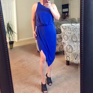Mock wrap dress