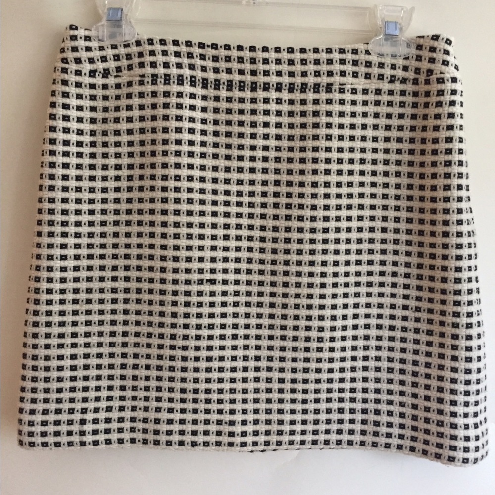 Black and white skirt