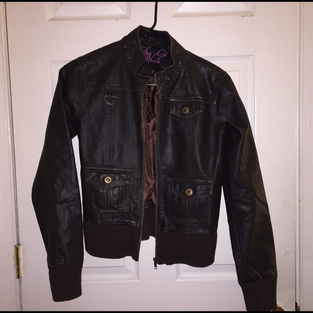 Dark Brown Leather Jacket