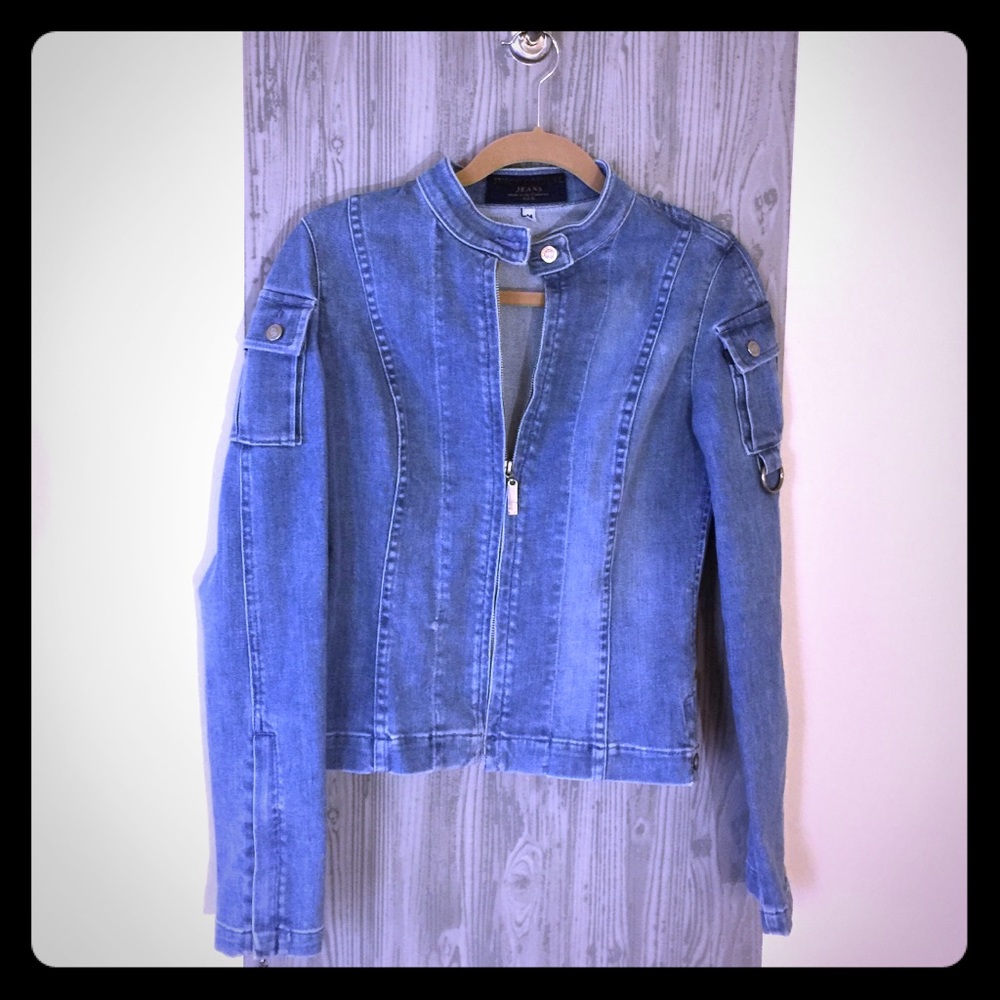 Juicy Couture Denim Moto Jacket (2002)