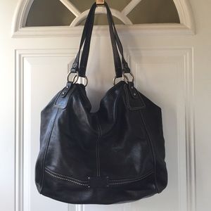 The SAK, black leather purse