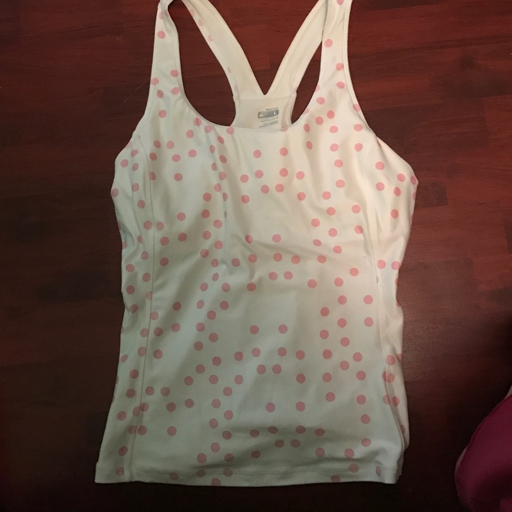 Polka dot tank in good condition