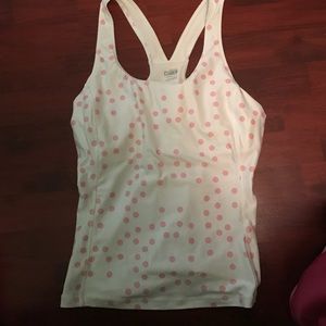 Polka dot tank in good condition