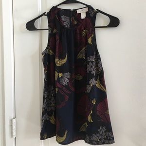Loft Flower chiffon blouse
