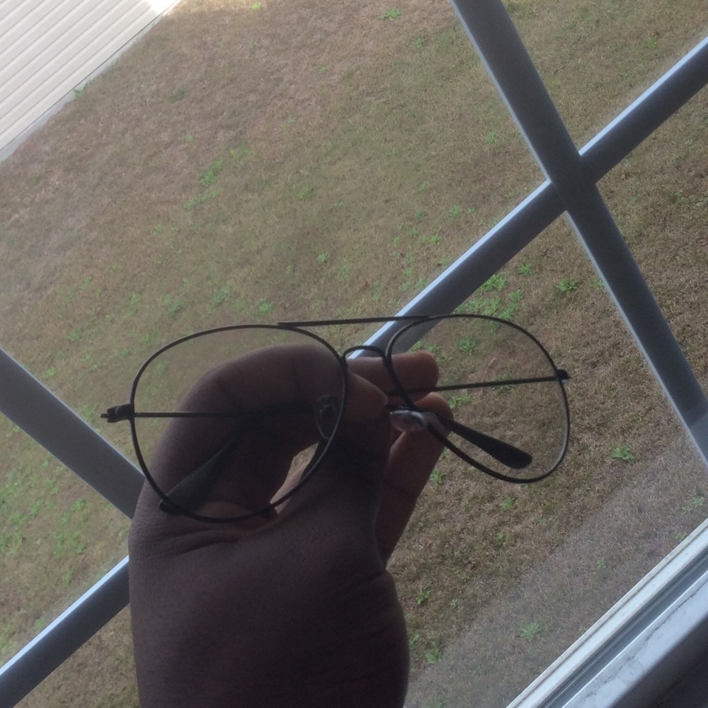 Vintage Black Rim Aviators