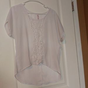 White crochet top