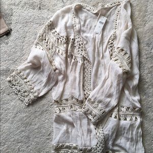 Anthropologie open cardigan