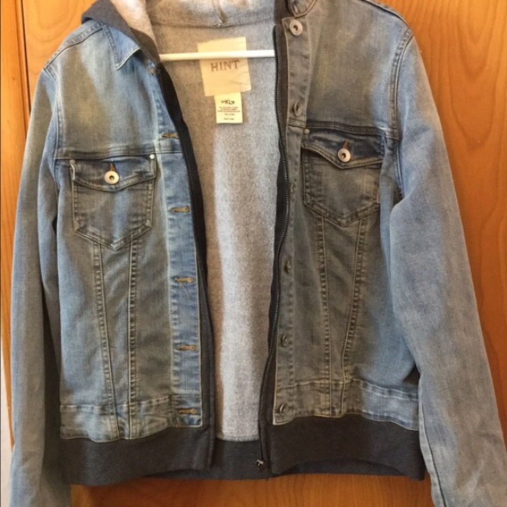 Hooded Jean jacket