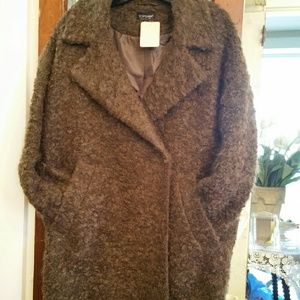 TOP SHOP "NUBBY" finish fashion coat
