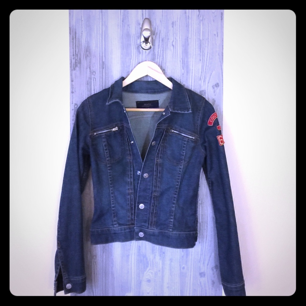 Juicy Couture Denim Jacket with shoulder patch