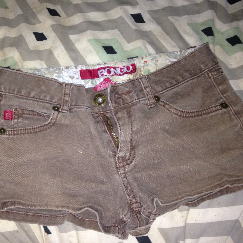 Brown bongo shorts