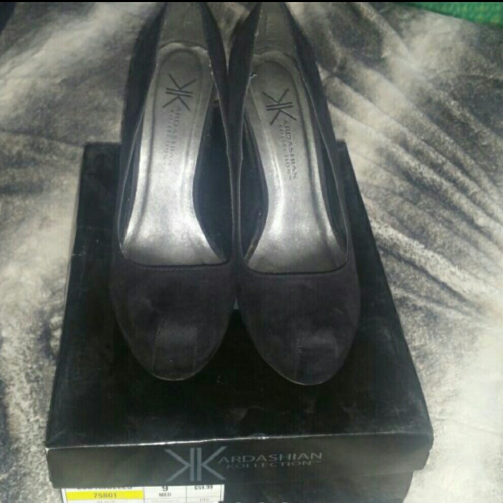 Kardashian Kollection Black Heels