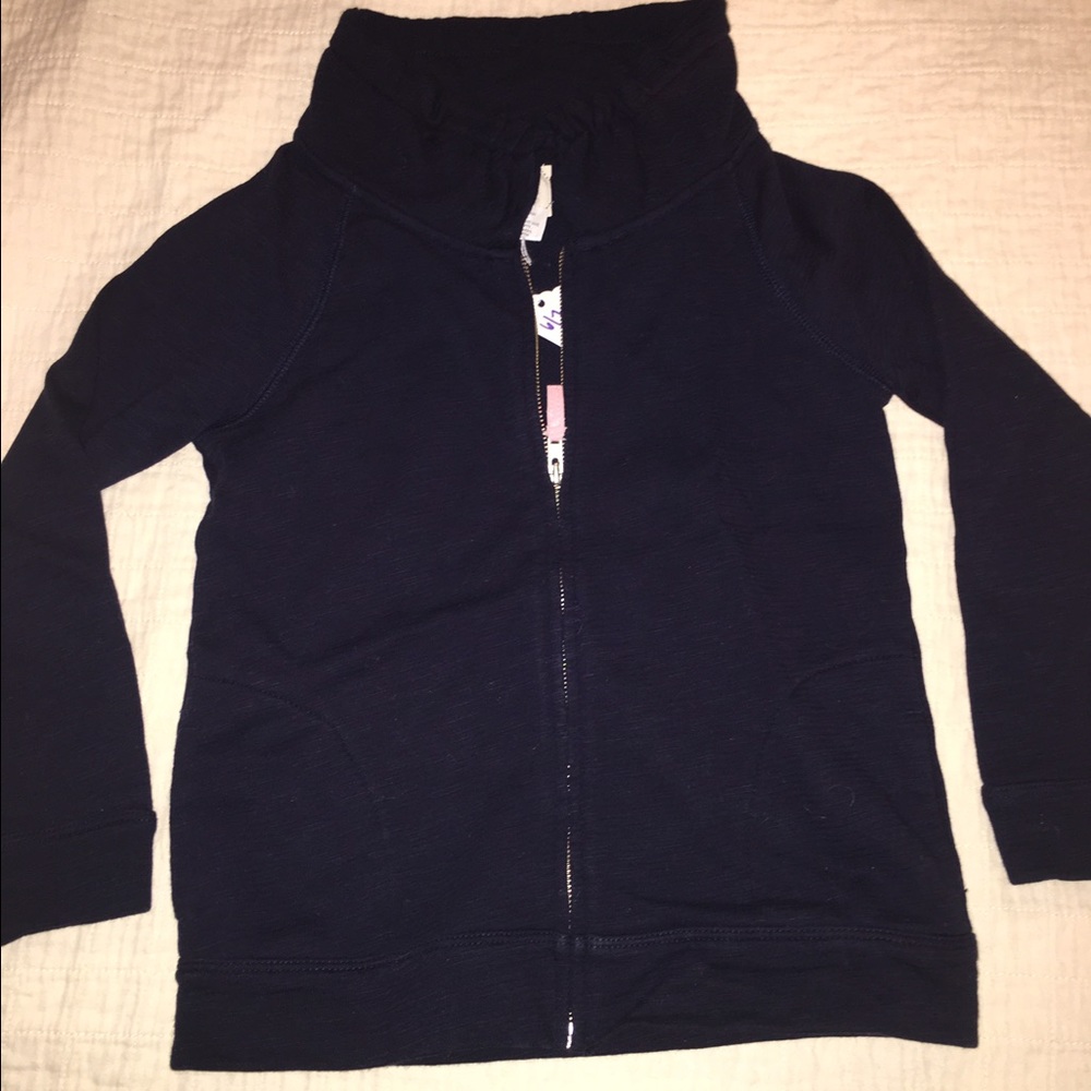 Crewcuts 6/7 zip up terry cloth jacket