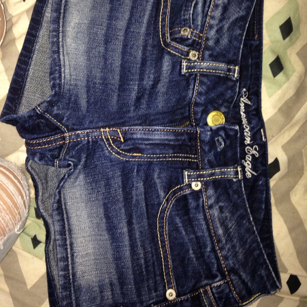 Dark American eagle shorts