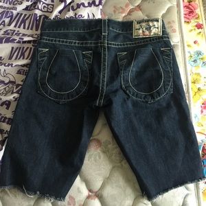 True religion brand jean shorts
