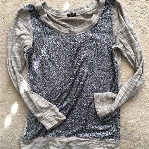 Jcrew sequin sweatshirt