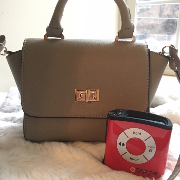 Taupe Crossbody. - Picture 4 of 4