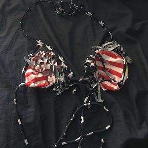 american flag bathing suit top