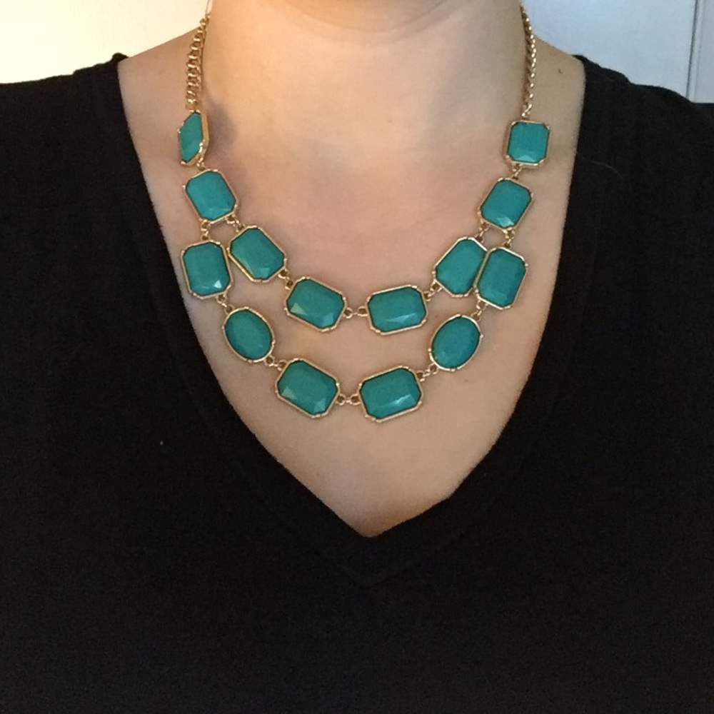 Teal Statement Necklace