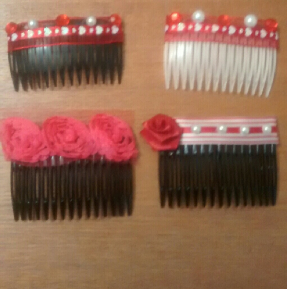 Valentine's hair accessories