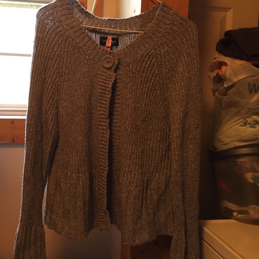 Long sleeve sweater cover up