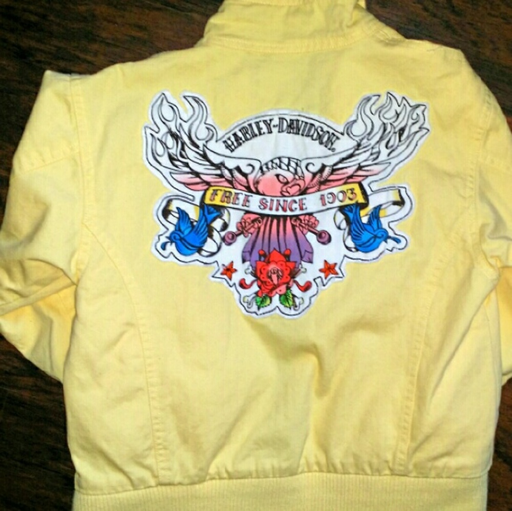 Girls Harley Davidson 7/8 jacket