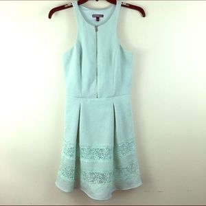 Express lace detail dress with pockets