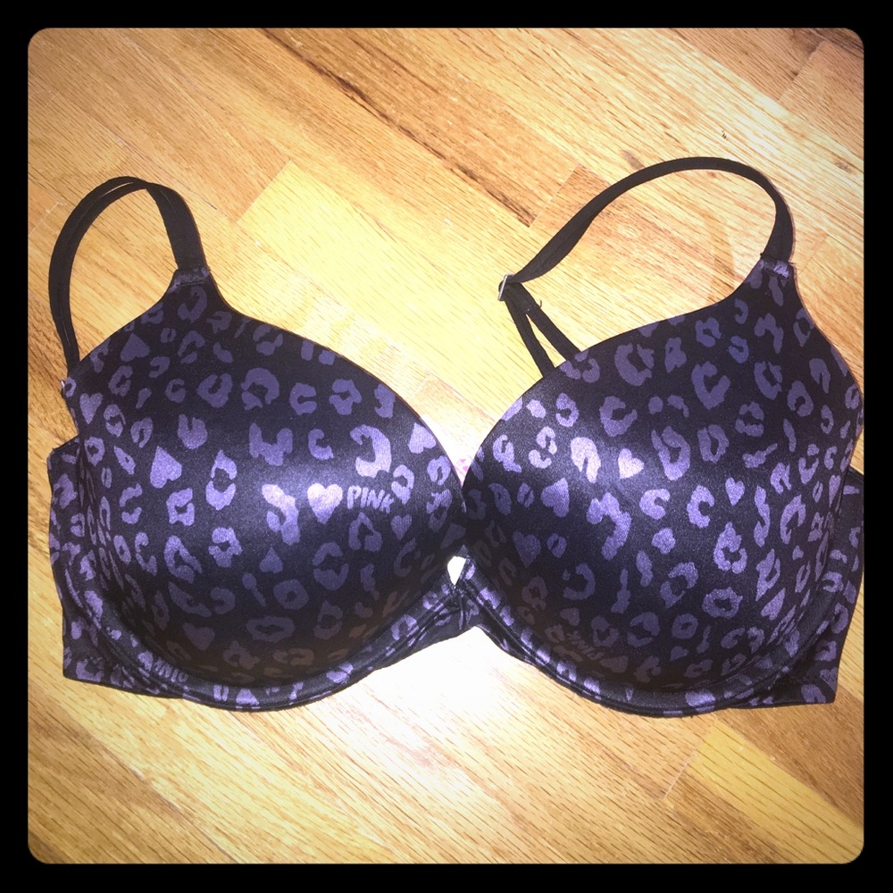 Victoria's Secret Pink Leopard Push-up 36D