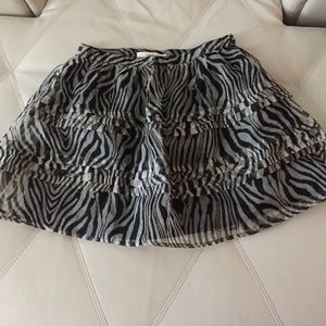 Animal print skirt