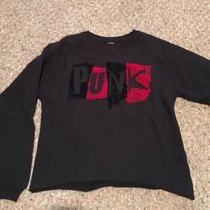 Punk cropped Zara Sweatshirt
