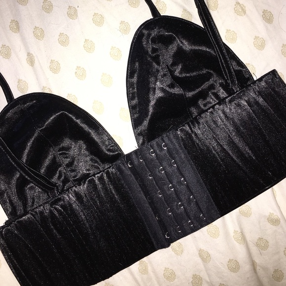 Satin Triangle Top Bralette NWOT - Picture 3 of 3