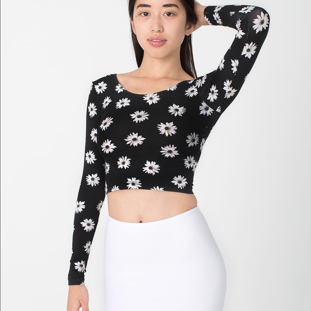 American apparel Crop top