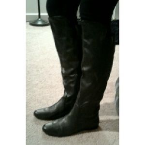 Black Knee High Boots