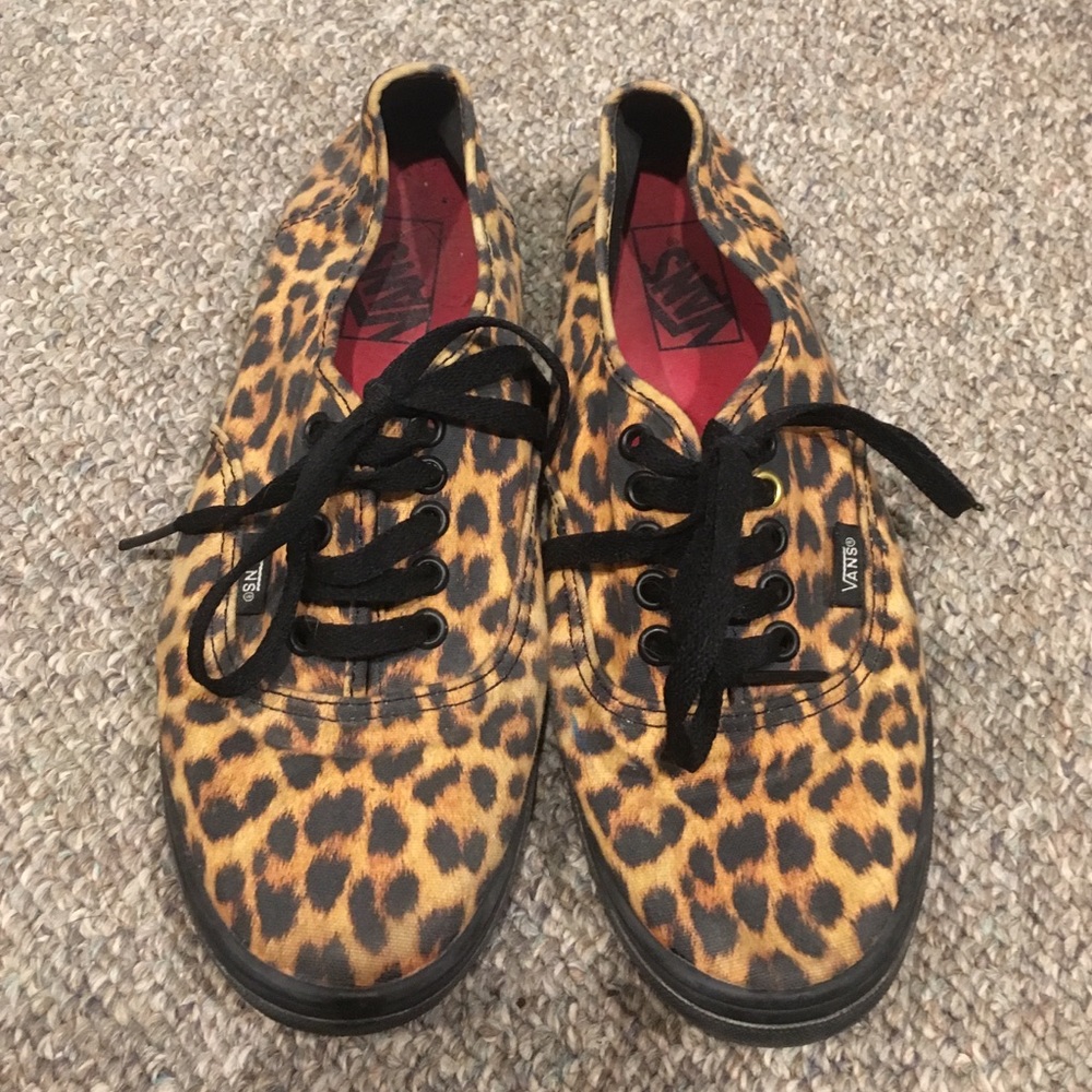 Low Top Leopard Print Vans