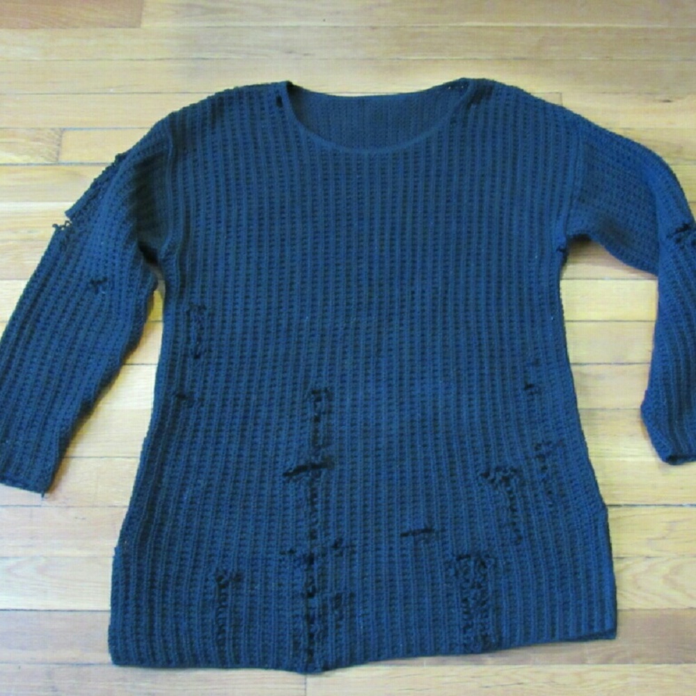 Distressed Knit  / Grungy /Deadbeat Jumper Sweater