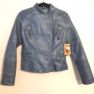 100% vegan leather jacket