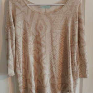 Hi lo knit top