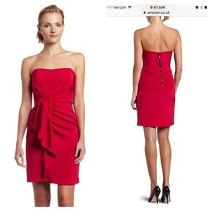Nicole Miller Silk Strapless Dress
