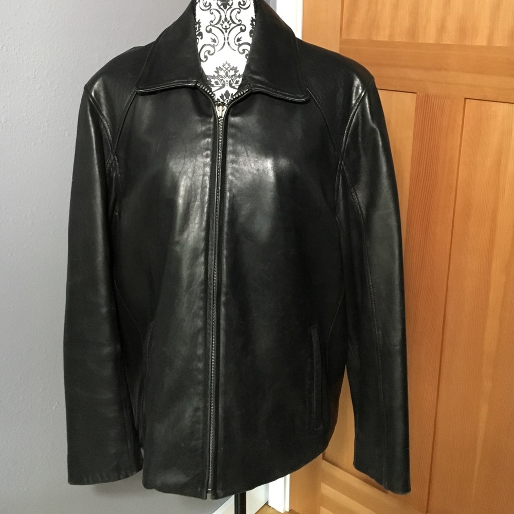 Men's leather jacket